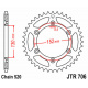 Couronne JT SPROCKETS acier standard 706 - 520