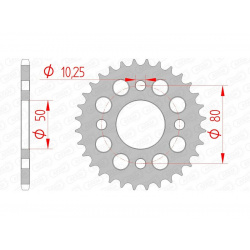 Couronne AFAM acier standard 92127 - 420