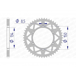 Couronne AFAM aluminium 17206520