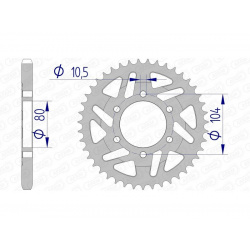 Couronne AFAM aluminium 17610525