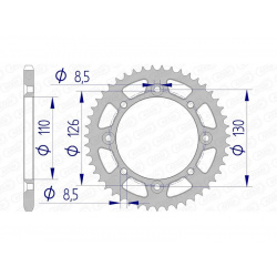 Couronne AFAM aluminium 17107420