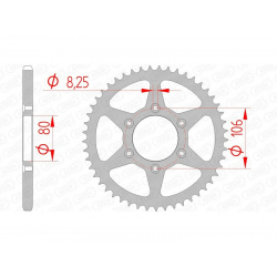 Couronne AFAM acier standard 35204 - 520