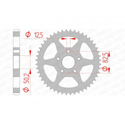 Couronne AFAM acier standard 92803 - 530