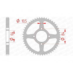 Couronne AFAM acier standard 14215 - 428