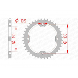 Couronne AFAM acier standard 92328 - 520