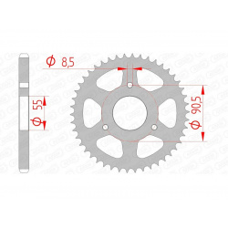 Couronne AFAM acier standard 80200 - 428