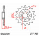 Pignon JT SPROCKETS acier standard 707 - 520