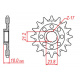 Pignon JT SPROCKETS acier anti-boue 1443 - 520