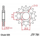 Pignon JT SPROCKETS acier standard 781 - 525