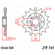 Pignon JT SPROCKETS acier standard 741 - 525