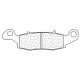 Plaquettes de frein CL BRAKES Racing métal fritté - 2384RX3