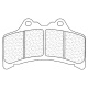 Plaquettes de frein CL BRAKES route métal fritté - 2362A3+