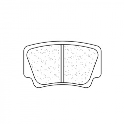 Plaquettes de frein CL BRAKES Quad métal fritté - 1205ATV1