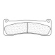 Plaquettes de frein CL BRAKES route métal fritté - 2720XBK5