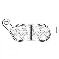 Plaquettes de frein CL BRAKES Racing métal fritté - 1213RX3