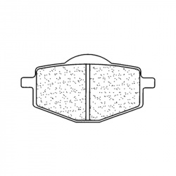 Plaquettes de frein CL BRAKES Racing métal fritté - 2284RX3