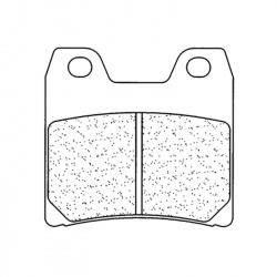 Plaquettes de frein CL BRAKES Racing métal fritté - 1066RX3