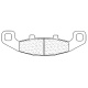 Plaquettes de frein CL BRAKES route métal fritté - 2304A3+