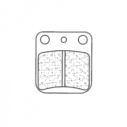 Plaquettes de frein CL BRAKES route métal fritté - 2408A3+