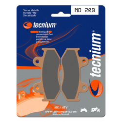 Plaquettes de frein TECNIUM MX/Quad métal fritté - MO209