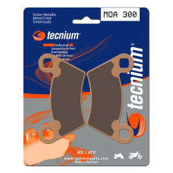Plaquettes de frein TECNIUM MX/Quad métal fritté - MOA300