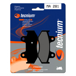 Plaquettes de frein TECNIUM route organique - MA281