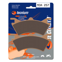 Plaquettes de frein TECNIUM MX/Quad métal fritté - MOA257