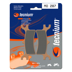 Plaquettes de frein TECNIUM MX/Quad métal fritté - MO287