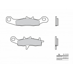 Plaquettes de frein BREMBO Off-Road métal fritté - 07KA22SD