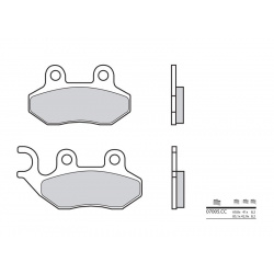 Plaquettes de frein BREMBO Scooter carbone céramique - 07005CC