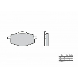 Plaquettes de frein BREMBO Off-Road métal fritté - 07YA14SD