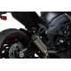 Silencieux double SCORPION Red Power titane/casquette ABS noir Kawasaki Z1000