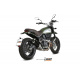 Silencieux MIVV X-Cone inox noir Ducati Scrambler 800