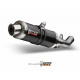 Silencieux MIVV GP inox brossé noir Kawasaki Z300