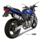 Silencieux MIVV Suono inox/casquette carbone Honda CB600F Hornet