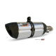 Silencieux MIVV Suono inox/casquette carbone Honda CB600F Hornet