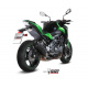 Silencieux MIVV Suono inox noir/casquette carbone Kawasaki Z900