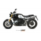 Silencieux MIVV Suono inox/casquette carbone BMW R1200 nineT