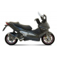 Silencieux MIVV Oval carbone/casquette inox Gilera Fuoco 500/Nexus 500