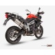 Silencieux MIVV Suono inox/casquette carbone Triumph Tiger 800