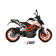 Silencieux MIVV GP Pro inox noir KTM Duke 125/390