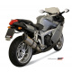 Silencieux MIVV Suono inox/casquette carbone BMW K1200 R/S/GT/LT