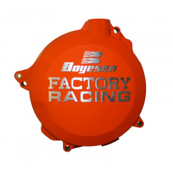 Couvercle de carter d'embrayage BOYESEN Factory Racing orange KTM/Husqvarna