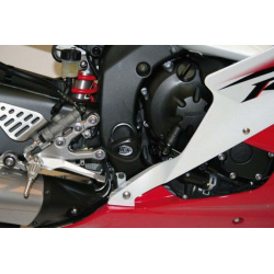 Tampons de protection inférieurs R&G RACING Aero noir Yamaha YZF-R6