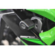 Tampons de protection R&G RACING Aero noir Kawasaki Ninja 250SL