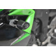 Tampons de protection R&G RACING Aero noir Kawasaki Ninja 250SL