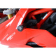 Tampons de protection R&G RACING Aero noir sans percage Ducati Supersport