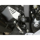 Tampons de protection R&G RACING Aero noir Kawasaki ZX6R 636