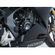 Couvre-carter droit R&G RACING noir Honda CBR250RR