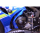 Couvre-carter gauche R&G RACING Race Series noir Suzuki GSX-R1000